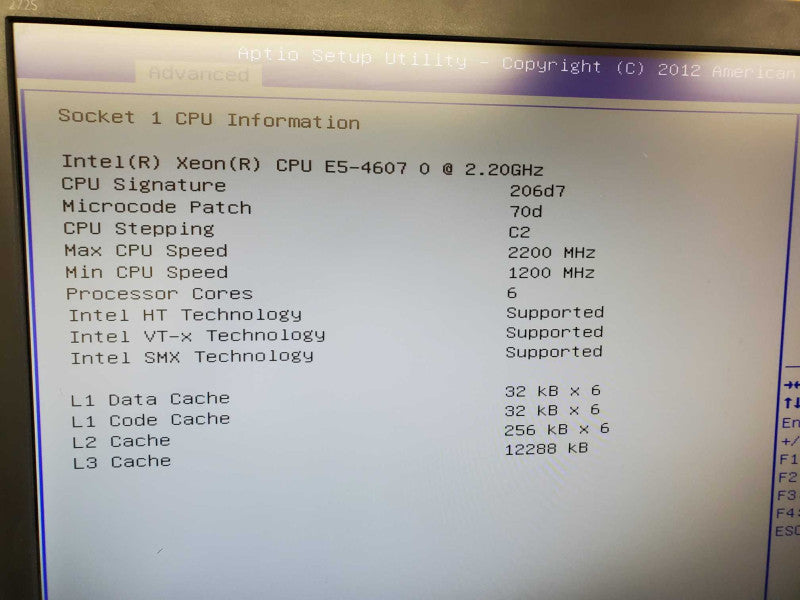 Supermicro Server CSE-828 2x Xeon E5-4607 @ 2.2 GHz 32GB 6x 3.5\\" No HDD (