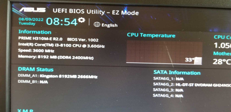 Custom PC Asus H310M-E R2.0 Core i3-8100 @ 3.6Ghz  ASUS GeForceÂ® GT 710=