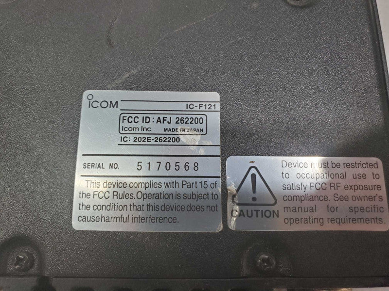 iCom IC-F121 2-Way Radio 136-174Hz |