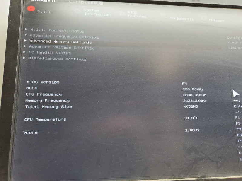 Custom GIGABYTE Pentium G4400 @3.3GHz 4GB RAM No HDD )