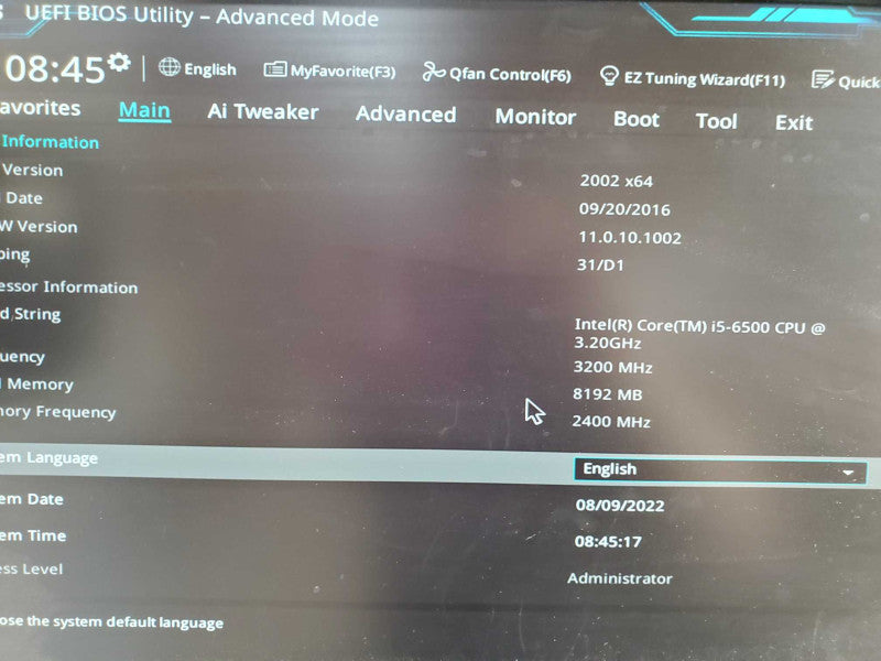 Custom PC- ASUS Z170M-Plus i5-6500 3.2GHz 8GB DDR4 |