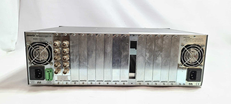 Evertz 7700FR-C 3RU W/ 2x 7700A-HD Cards 2x PSUS $