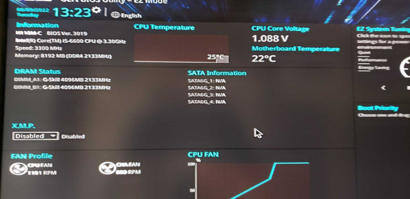 Custom PC i5-6600 @ 3.30ghz / 8gb ddr4 / H110M-C motherboard #