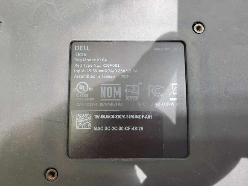 Dell Docking Station K17A K17A001 USB-C USB3.0  )