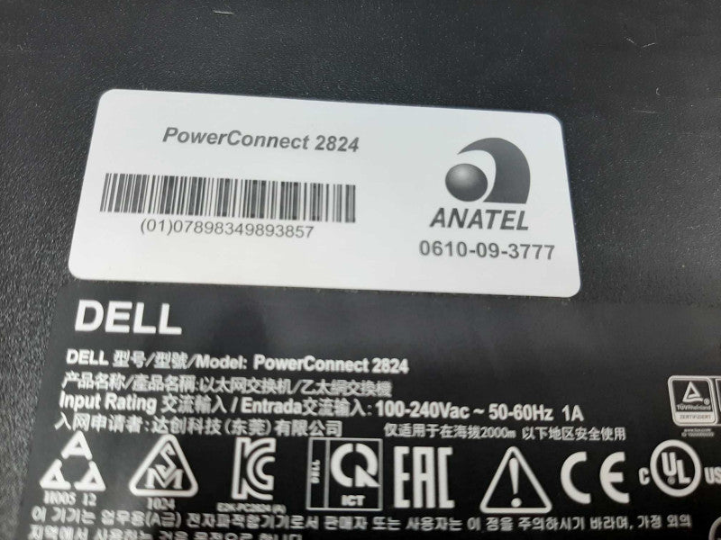 Dell Powerconnect 2824 24 Port Gigabit Ethernet Switch ~