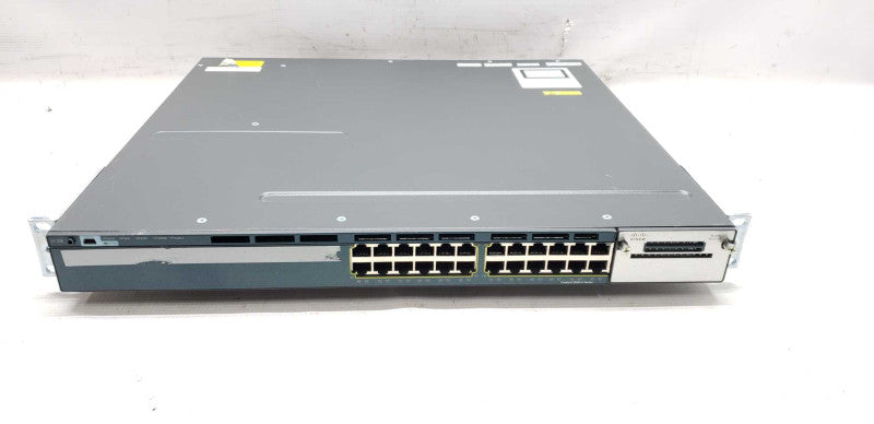Cisco WS-C3560X-24T-S V07 network switch / factory reset / no module #