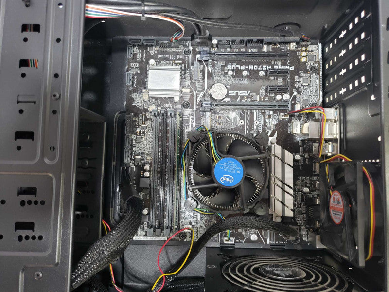 Custom PC Asus H270M Plus i5-7400@3GHz 4GB DDR4 No HDD 550W PSU [