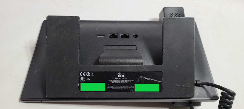 Cisco Meraki MC74-HW MC-74 VoIP Phone w/ Handset Unclaimed $