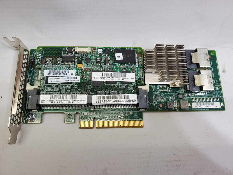 HP Smart Array P420 1GB 6Gb 2-Port Raid Controller 633542-001 w/ Cables & Battery )