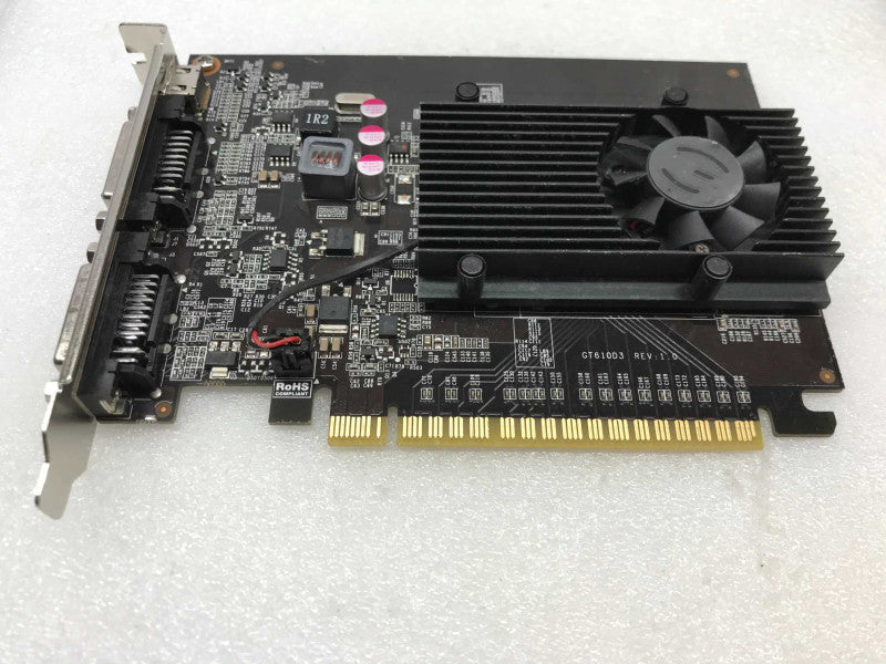 EVGA GeForce GT 610 2GB DDR3 DVI/Mini-HDMI Graphics Card (
