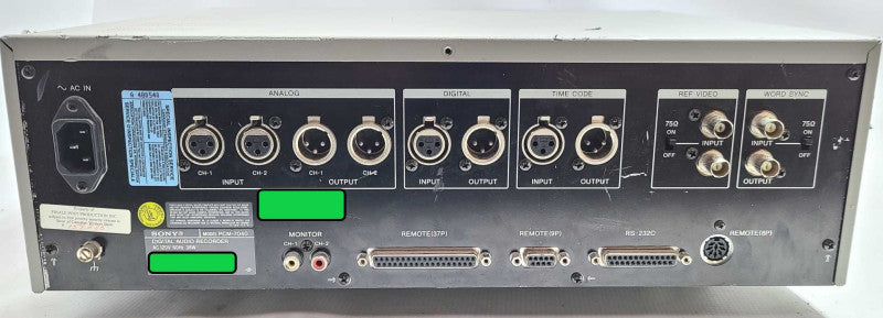 Sony PCM 7040 Digital Audio Tape Recorder DAT Deck $