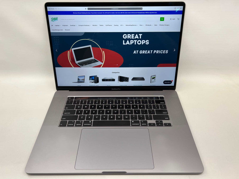 MacBook Pro TouchBar (16-inch, 2019) i9 CPU @ 2.4GHz 32GB RAM