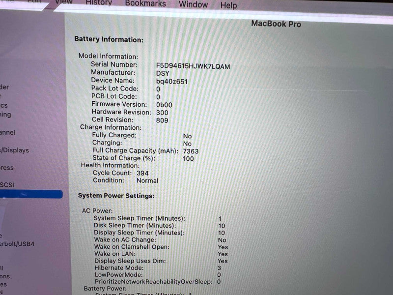 MacBook Pro TouchBar (16-inch, 2019) i9 CPU @ 2.4GHz 32GB RAM & 2TB Storage   -