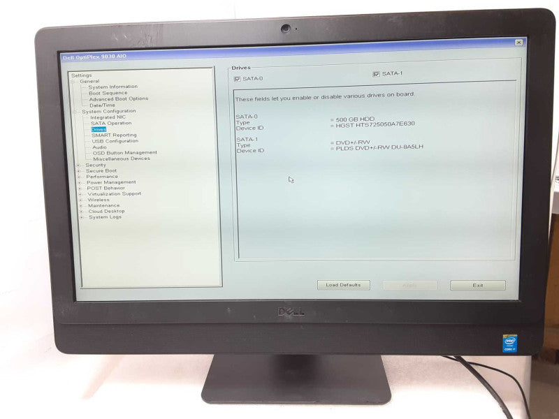 Dell Optiplex 9030 AIO, Intel Core I7-4790S 3.2GHz, 8GB DDR3, 500GB HDD _