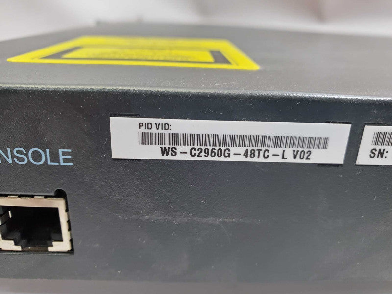 Cisco 2960G Series, WS-C2960G-48TC-L, 48-Port Gigabit Ethernet Switch )