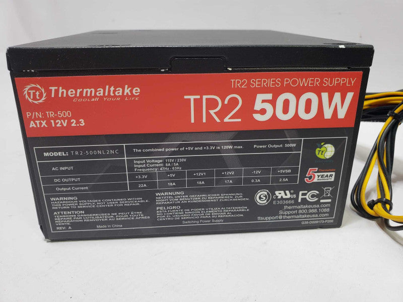 Thermaltake TR2 RX-550 ATX 12v 2.2 14cm Fan Power Supply [