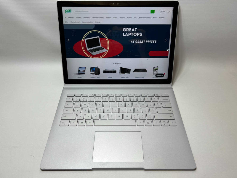Microsoft Surface Book with i5-6300U CPU 8GB RAM & 256GB Storage   -