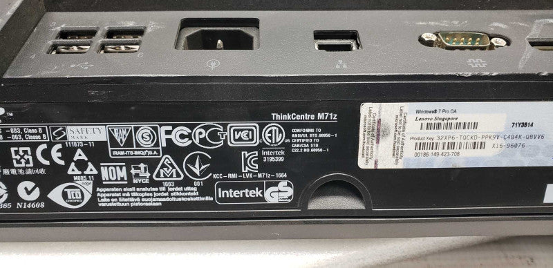 Lenovo Thinkcentrer M71z AiO / Pentium G530 @ 2.40ghz / 2gb ram #