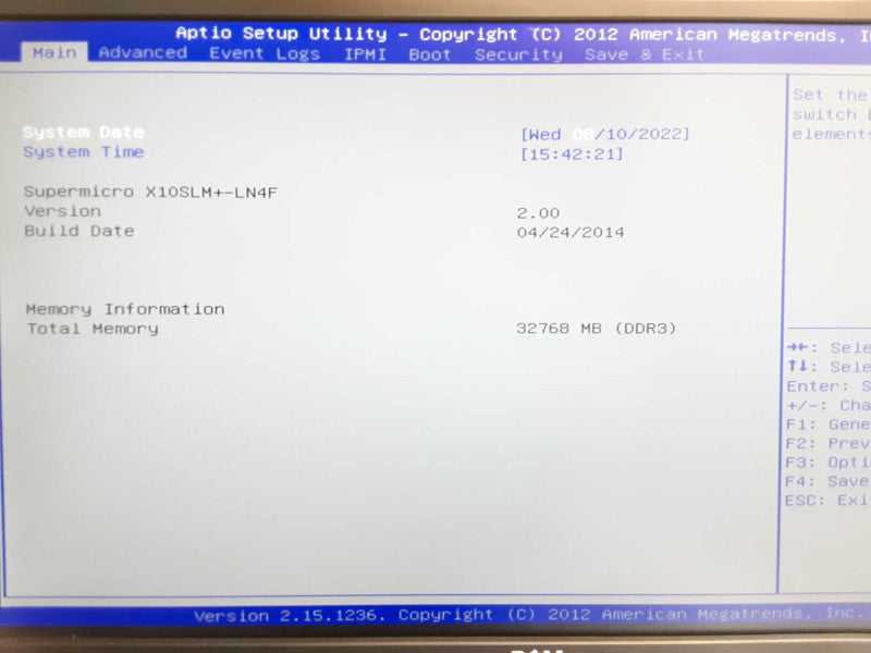 Supermicro X10SLM+-LN4F 1U Server, Xeon E3-1220v3 3.1GHz, 32GB RAM, No RAID _