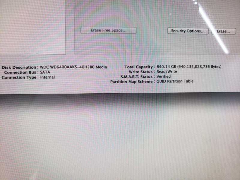Apple iMac 24 Inch Early 2009 Core 2 @2.66GHz 4GB DDR3 GeForce 9400 640GB HDD [