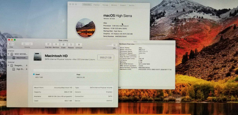 iMac 21.5-Inch \\"Core i3\\" 3.06 (Mid-2010) 3.06 GHz Core i3 (I3-540) MC508LL/A=