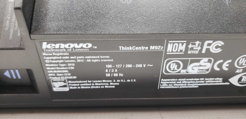 Lenovo Thinkcenter M92z AiO i3-3220 @ 3.30ghz / 4gb ram / 23in  #