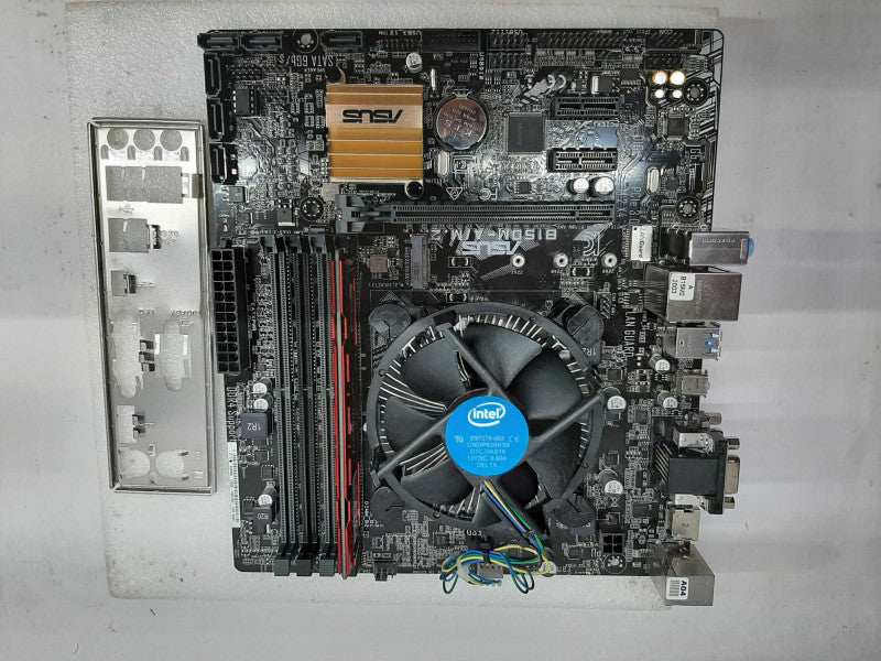 ASUS B150M-A/M.2 Motherboard, i7-6700 3.4GHz/8GB DDR4, 100% TESTED ~