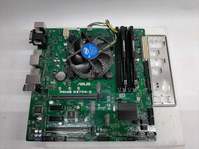 ASUS PRIME Q370M-C Motherboard, i7-8700 3.2GHz/16GB DDR4, 100% TESTED ~