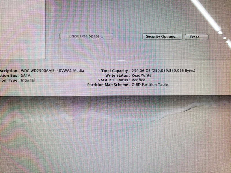 Apple iMac 20-inch Early 2008 C2D@2.4GHz 4GB DDR2 HD 2400XT 250GB HDD [