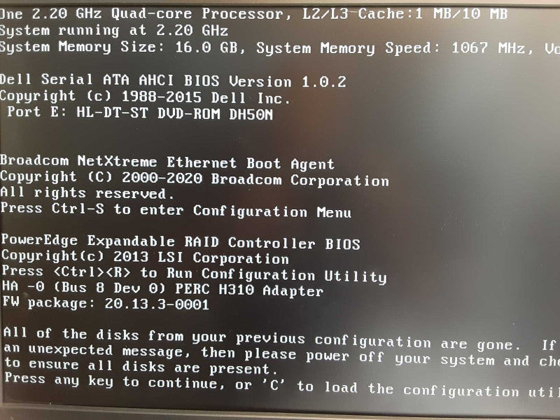Dell PowerEdge T420, Xeon E5-2407 2.2GHz, 16GB, H310, 1x PSU, 3.5\\" _