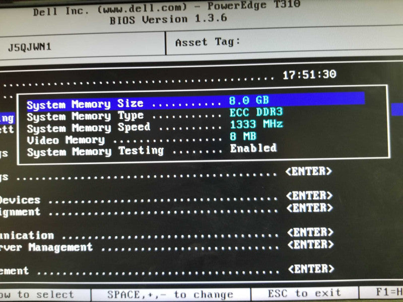 Dell PE T310 Xeon X3430 2.4GHz/8GB RAM, PERC 6/i, 4x 3.5\\", No HDDs ~