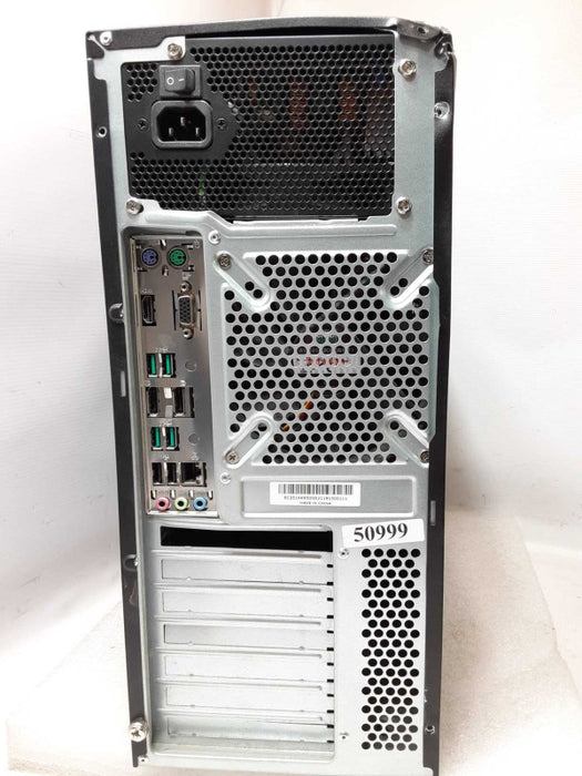 Custom Tower PC, Core I7-8700 3.2GHz, 8GB DDR4, No HDD, Damaged Case _