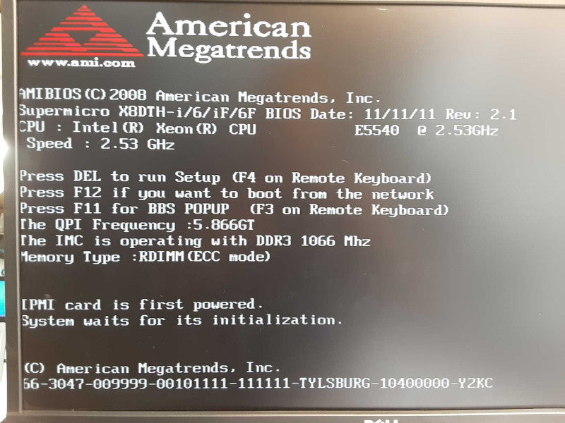 SuperMicro X8DTH 3U Server, Xeon E5540 2.53GHz, 6GB RAM, 2x PSU, No RAID _