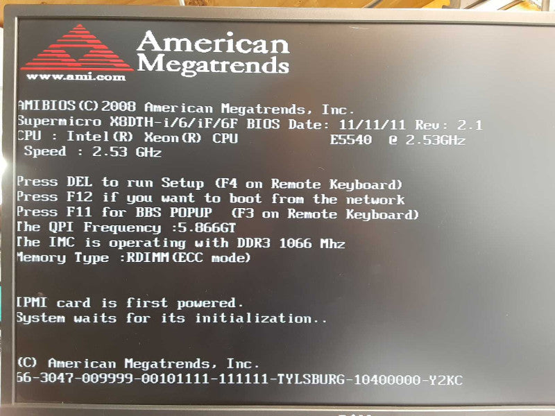 SuperMicro X8DTH 3U Server, Xeon E5540 2.53GHz, 6GB RAM, 2x PSU, No RAID _
