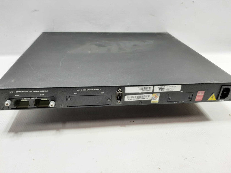 Dell PowerConnect 6224 Layer 3 Switch 24 port W/ Stacking module, FCTY RESET ~