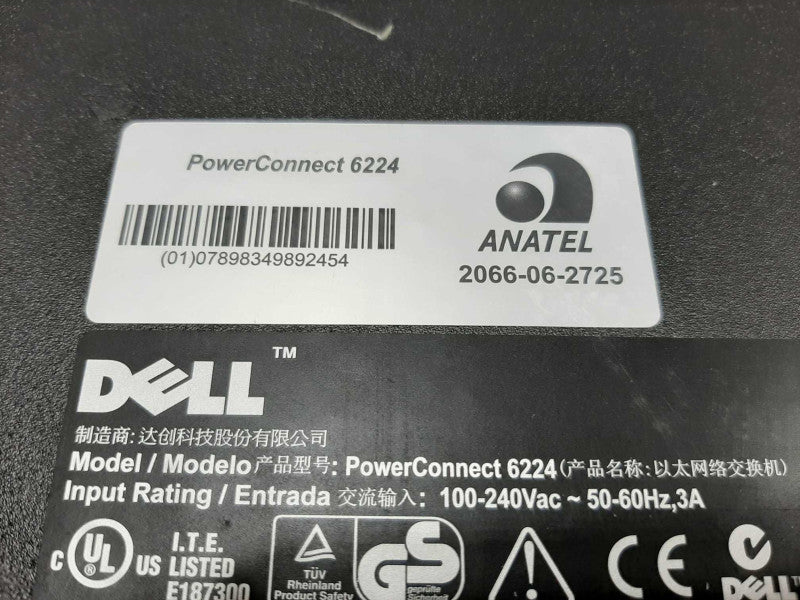Dell PowerConnect 6224 Layer 3 Switch 24 port W/ Stacking module, FCTY RESET ~