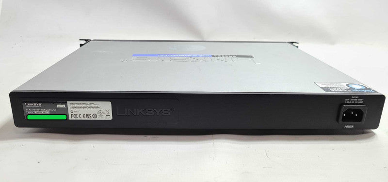 Cisco Linksys SR2024 24-Port 10/100/1000 Gigabit Ethernet Network Switch 2xSFP $