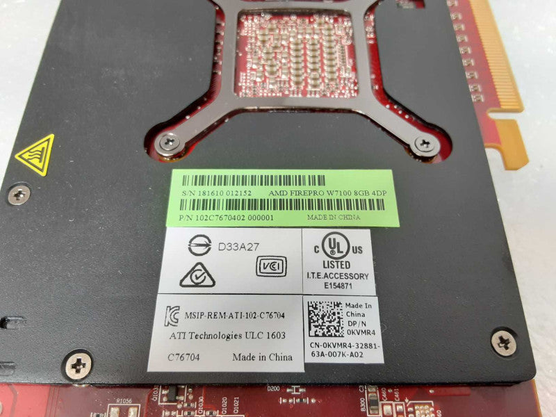 AMD Firepro W7100 8GB GDDR5 Workstation Graphics Card 4x DisplayPort GPU _