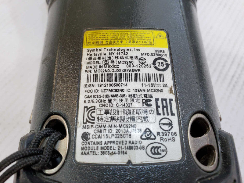 Motorola Symbol MC92N0 Windows Barcode Scanner *AS IS* (