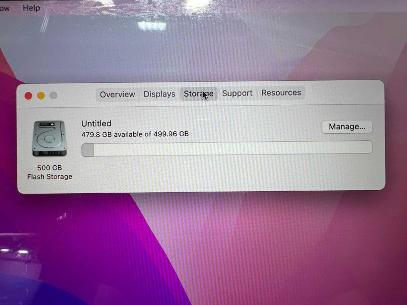 MacBook Retina 12-inch Early 2016 m5 CPU @ 1.2GHz 8GB RAM & 500GB  Storage -