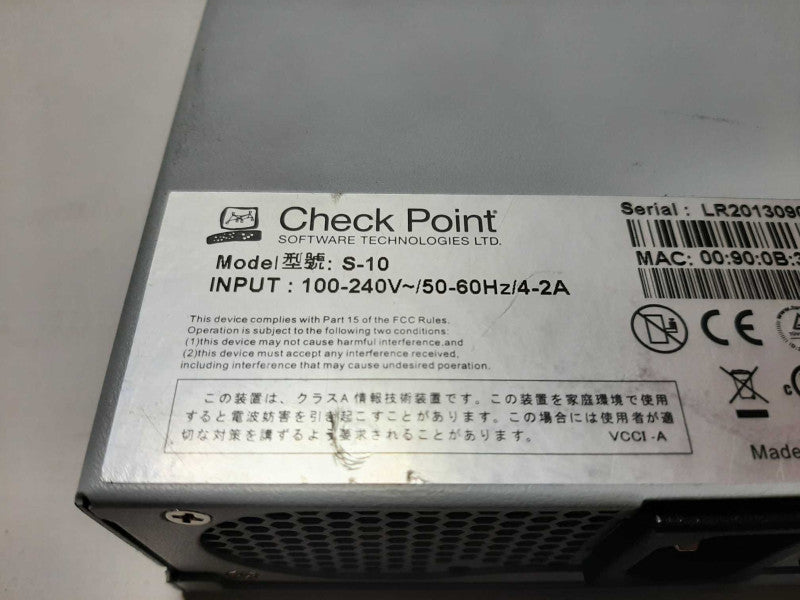 Check Point Smart-1 5 Security Appliance S10 ~