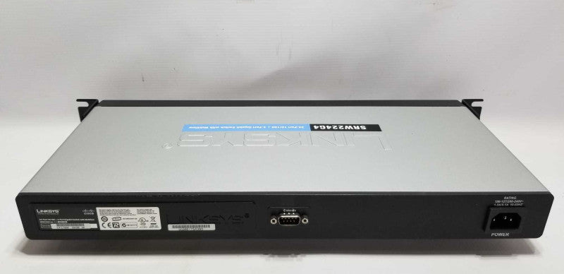 Cisco Linksys SRW224G4 24-Port 10/100 plus 4-port Gigabit Switch w/ Webview =