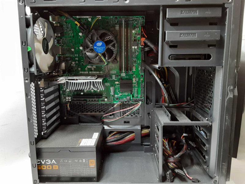 Custom Tower PC, Core i5-7500 3.4GHz, 8GB DDR4, no HDD _