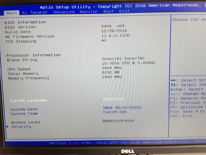 Custom Tower PC, Core i5-7500 3.4GHz, 8GB DDR4, no HDD _