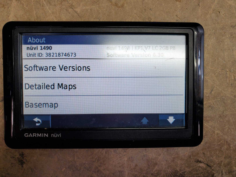 Garmin NUVI 1490 5\\" Widescreen Bluetooth Portable GPS Unit Only )