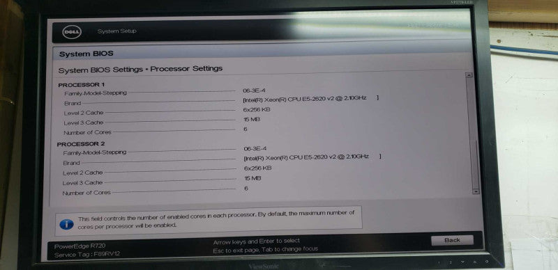 Dell Poweredge R720 2x Xeon E5-2620 V2 @ 2.10ghz / 224gb ram / see notes #