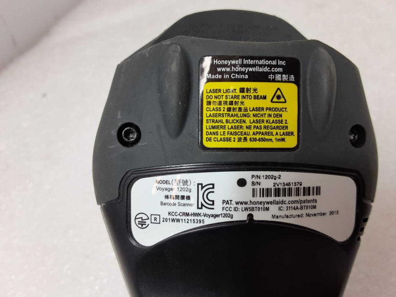Honeywell Voyager 1202g-2 Wireless Laser Barcode Scanner, AS-IS _