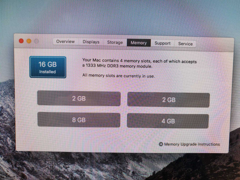 Apple iMac A1311 21.5\\" Core i5-2400S @2.5GHz 16GB 500G HDD HD 6750M 512MB  )