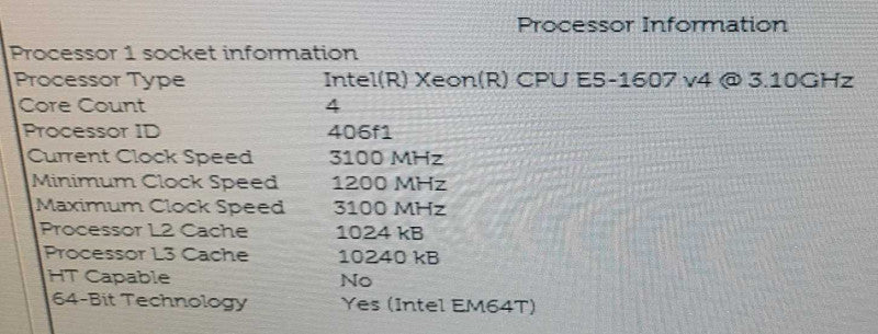 Dell Precision Tower 5810 Xeon E5-1607 v4 3.1GHz 32GB DDR4 RAM AMD FirePro W7100 8GB $