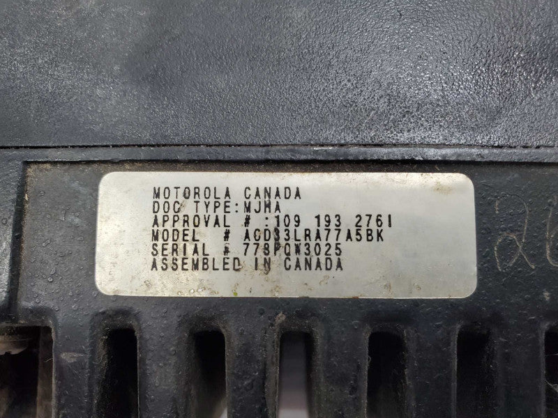 Motorola Radius 2 Way Radio VHF  ACD33LRA77A5BK w/Mic |